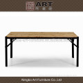 Antique furniture european design livingroom furniture recycled wood dining table